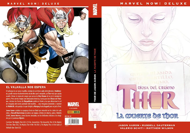 Reseña de Marvel Now! Deluxe. Thor de Jason Aaron 6. La Muerte de Thor, Panini Cómics.