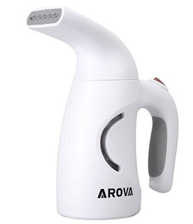 AROVA Clothes Handheld Steamer 140ML Portable Garment Steamer, 2 Min Heat-up Premium Fabric Steam Cleaner, Safe, Lightweight and Perfect Clothing Steamer for Travel Home