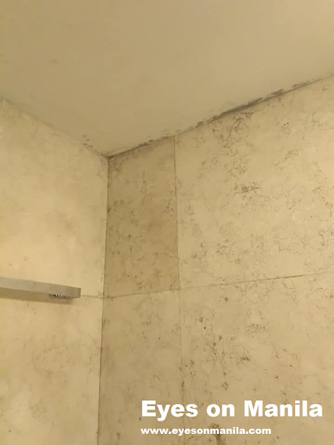 Armada Hotel Manila: Bathroom Wall
