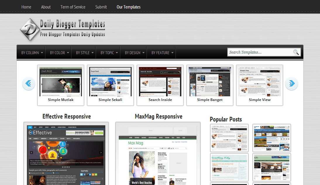 Daily Blogger Templates