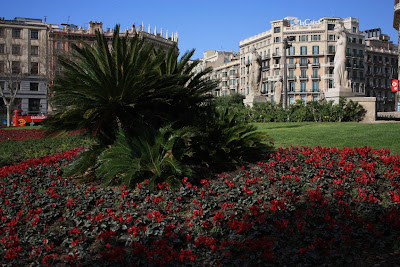 Plaça Catalunya in Barcelona