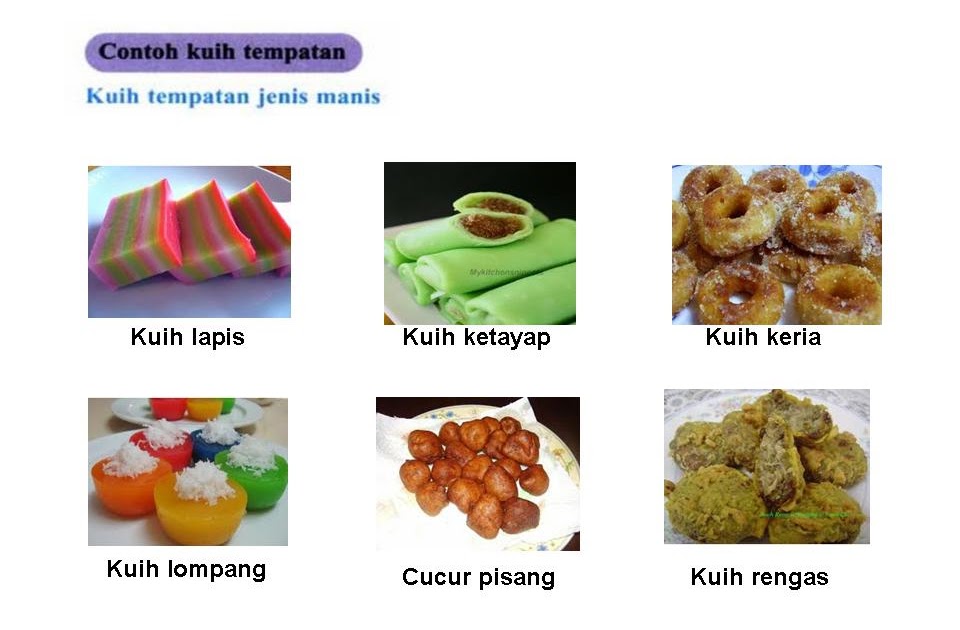 KHB - ERT: CONTOH-CONTOH KUIH TEMPATAN