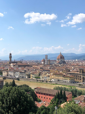 Piazzale Michelangelo（ミケランジェロ広場）から見下ろす風景