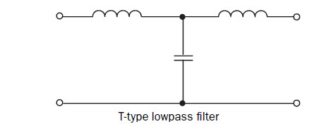 T-type low pass filter