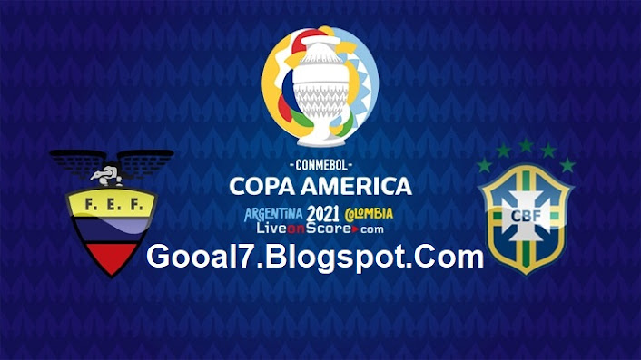 The date of the match between Ecuador and Brazil on June 29-2021 Copa America 2021