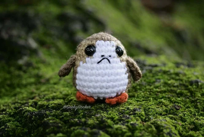 Crochet Star Wars Characters - Porg Amigurumi FREE Pattern