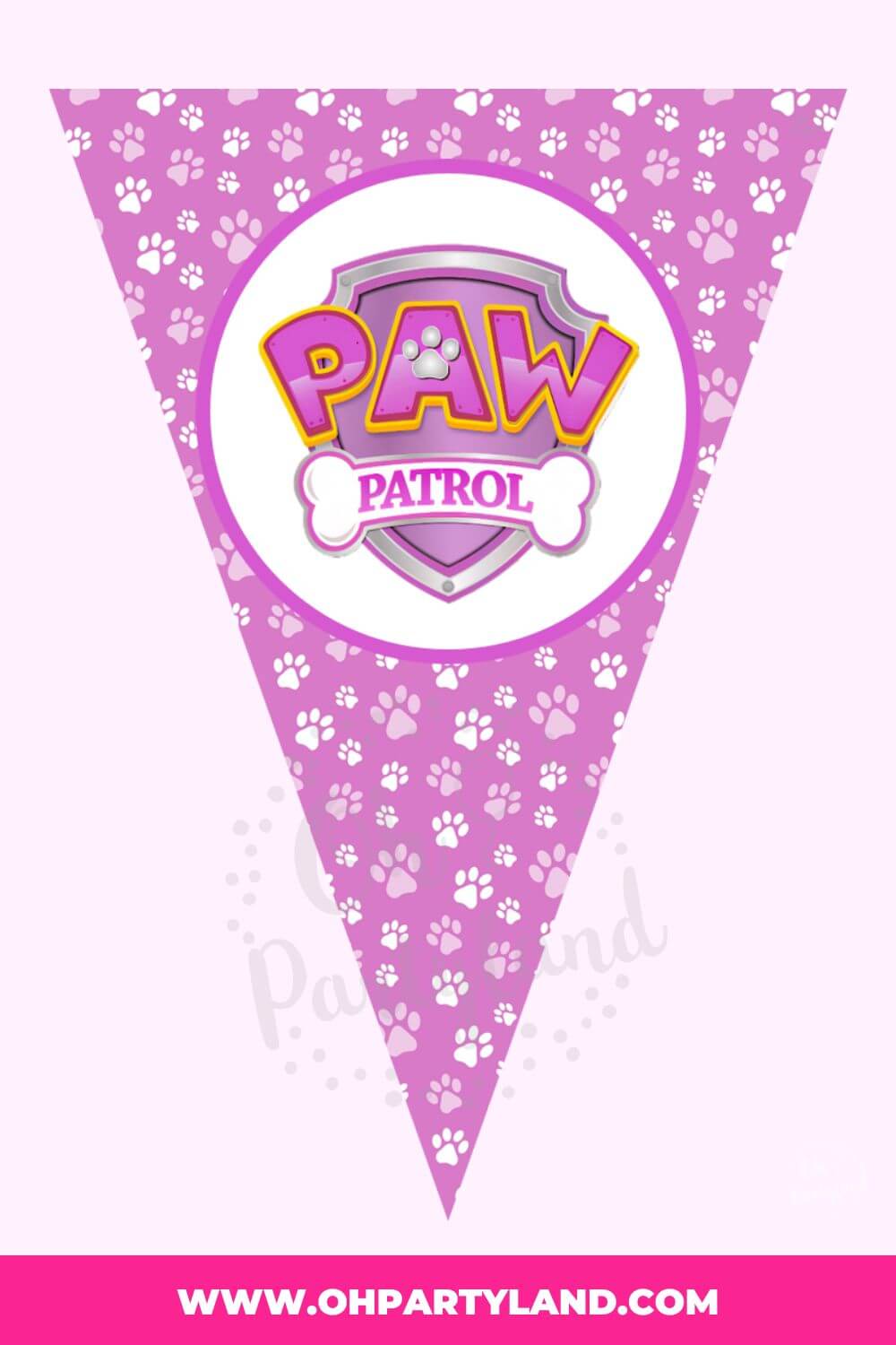 free printable paw patrol banner logo