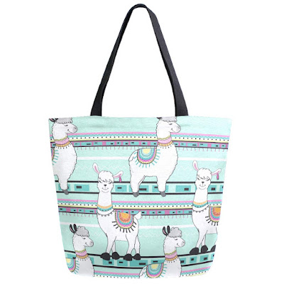  Llama Design Tote Bag