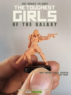 nuevas esculturas de miniaturas de The Toughest Girls of the Galaxy [Raging Heroes].