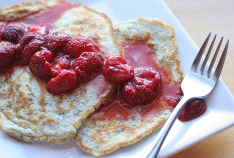 lemon poppy seed pancakes 4