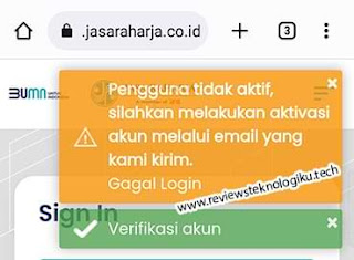 tidak bisa login di pendaftaran jasa raharja