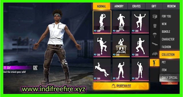 Top 5 best Garena Free Fire Max emotes to unlock for 399 diamonds.