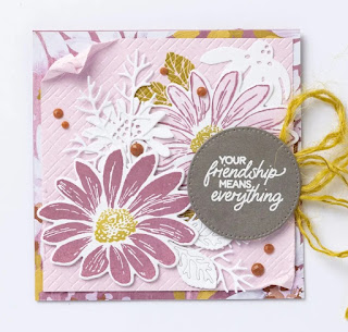 Stampin' Up! Cheerful Daisies Bundle ~ Fresh as a Daisy Designer Paper  #stampinup