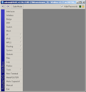 Gambar setting mikrotik RB 750 warnet