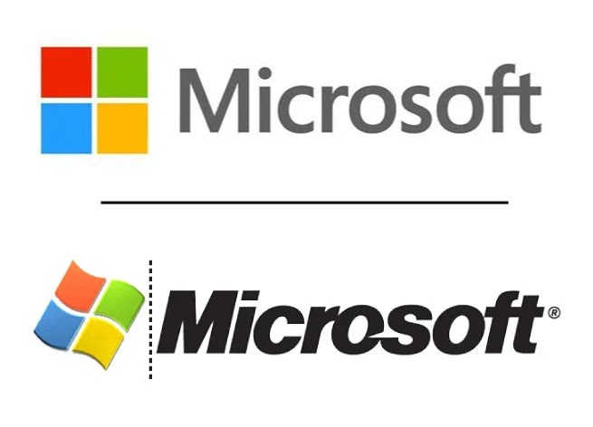 New Microsoft Logo - Old vs New