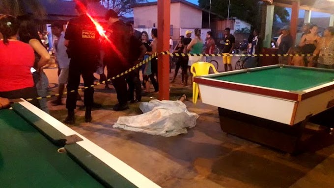 URGENTE: Homicídio em bar no município de Candeias do Jamari