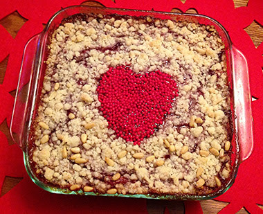 Raspberry Cream Cheese Crumb Cake Recipe