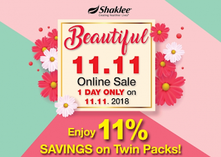 11.11 Shaklee Beautiful Online Shopping Sale 2018