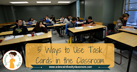 Post detailed 5 different ways to utilize task cards in the classroom