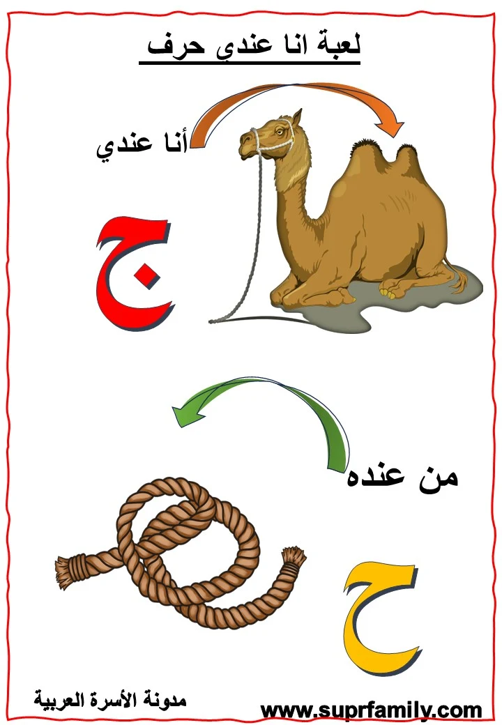 حرف الحاء اوراق عمل تفاعلية لتعليم الاطفال القراءة والكتابة والحروف العربية تحميل مجاني