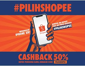 Ayo Dapatkan iPhone XR Gratis Dengan Repost #PILIHSHOPEE