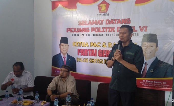 Balon Gerindra Sampaikan Visi dan Misi lewat Silaturahim Pejuang Politik Dapil enam Indramayu