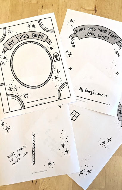 Free Fairy Drawing and Writing Prompt Book Printables