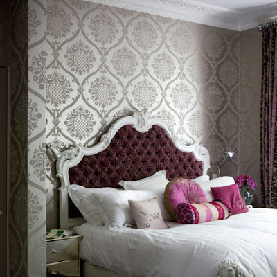 motif wallpaper kamar tidur terbaru