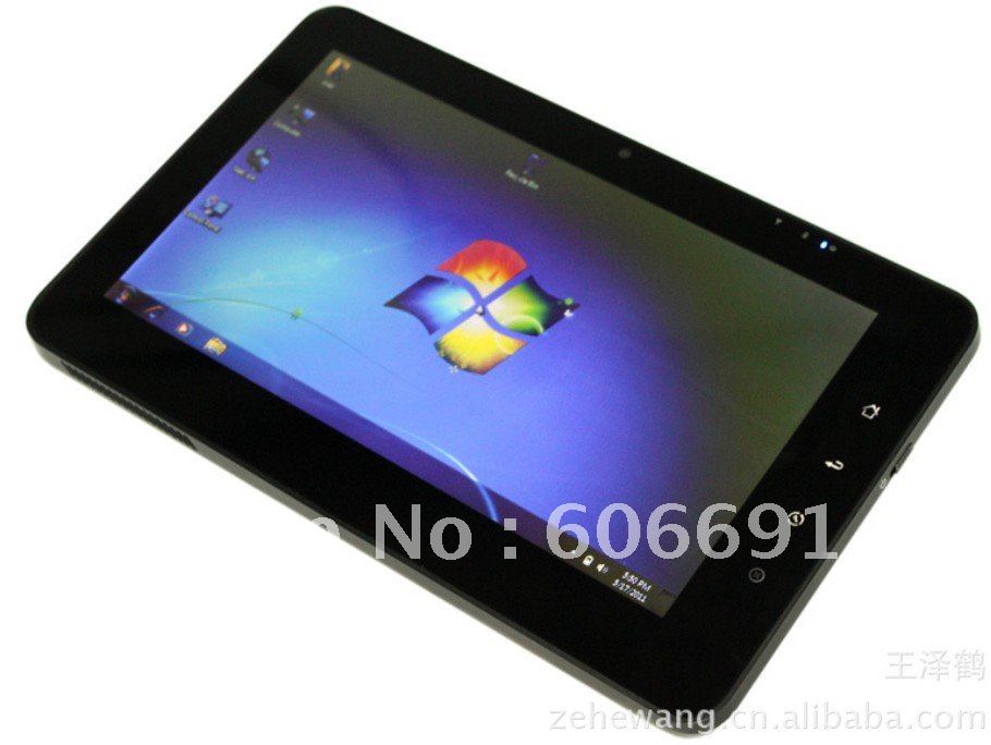10 1 inch Tablet PC MID Android Windows XP Windows 7 free shipping wifi Support Msn