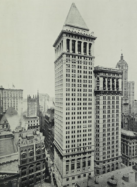 Fotografía del Bankers Trust Company Building de Nueva York en 1912
