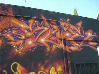 Graffiti Fire letters
