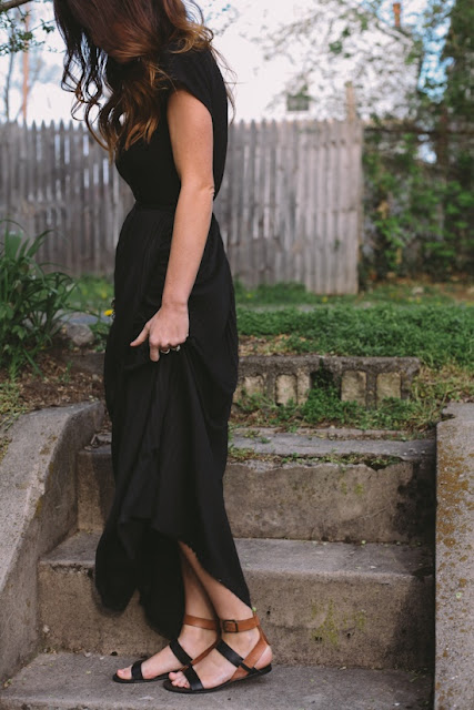 Black maxi for ladies