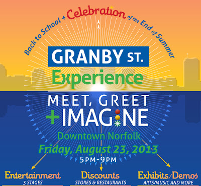 Granby St. Experience: Meet, Greet & Imagine Downtown Norfolk 2013