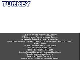 The Embassy is a piece of our country in a foreign territory where every Filipinos feel safe and secured. No matter where you are in the world, may you be an immigrant or an overseas Filipino worker (OFW) you need to know the locations of our embassies and consulates.  Information is power and here we are providing you all that you need to know the whereabouts of the Philippine embassies around the world and how to get in touch with them.  Advertisement         Sponsored Links                  EMBASSY OF THE REPUBLIC OF THE PHILIPPINES, BUENOS AIRES   Hon. (Ms.) Lolita B. Capco   Chargé d' Affaires, a.i.   Zapiola 1701, C1426AUI   Buenos Aires, Argentina   Tel. Nos.: (+54-11) 4554-4015; 4554-4856   Fax No.: (+54-11) 4554-9194   Duty Officer No.: (+549-11) 6700-2333   Consular Mobile Hotline No.: (+549-11) 6700-5111   Email: buenosaires.pe@dfa.gov.ph / pheba@fibertel.com.ar   Website: http://buenosairespe.dfa.gov.ph   Facebook: @PHinArgentina      EMBASSY OF THE REPUBLIC OF THE PHILIPPINES, CANBERRA   H.E. (Ms.) Minda Calaguian-Cruz   Ambassador Extraordinary and Plenipotentiary   1 Moonah Place, Yarralumla, Canberra, A.C.T. 2600   P.O. Box 3297, Manuka, A.C.T. 2603   Tel. Nos.: (+61-2) 6273-2535; 6273-2536   Fax No.: (+61-2) 6273-3984   Duty Officer No.: (+61) 4087-35383   Email: canberra.pe@dfa.gov.ph / canberra.pe@philembassy.org.au   Website: www.canberrape.dfa.gov.ph / www.philembassy.org.au     PHILIPPINE CONSULATE GENERAL, SYDNEY Hon. (Ms.) Melanie Rita B. Diano  Acting Head of Post  Philippine Centre, Level 1  27-33 Wentworth Avenue, Sydney NSW 2000  Tel. No.: (+61-2) 9262-7377  Fax No.: (+61-2) 9262-7355  Emergency No.: (+61) 415-426400  Email: sydney.pcg@dfa.gov.ph / communications@philippineconsulate.com.au  Website: www.sydneypcg.dfa.gov.ph / www.philippineconsulate.com.au    EMBASSY OF THE REPUBLIC OF THE PHILIPPINES, VIENNA  H.E. (Ms.) Maria Cleofe R. Natividad  Ambassador Extraordinary and Plenipotentiary  20th and 21st Floor, ARES Tower  Donau-City-Strasse 11, A-1220  Vienna, Austria  Tel. No.: (+43-1) 533-2401  Fax No.: (+43-1) 533-2401/24  Emergency No.: (+43-6991) 232-2034  Email: vienna.pe@dfa.gov.ph / vienna.pm@dfa.gov.ph / office@philippine-embassy.at  Website: www.viennape.dfa.gov.ph / www.philippine-embassy.at    EMBASSY OF THE REPUBLIC OF THE PHILIPPINES, MANAMA  H.E. (Mr.) Alfonso A. Ver  Ambassador Extraordinary and Plenipotentiary  Villa No. 939, Road No. 3220, Block 332, Bu-Asheera (Mahooz Area)  Manama, Kingdom of Bahrain  P.O. Box 26681, Manama , Kingdom of Bahrain  Tel. Nos.: (+973) 1772-1234 (4 lines)  Fax No.: (+973) 1772-0827  Duty Officer No.: (+973) 3995-3235  Email: manama.pe@dfa.gov.ph / manamape@batelco.com.bh  Website: www.manamape.dfa.gov.ph  Facebook: @PHLinBahrain    EMBASSY OF THE REPUBLIC OF THE PHILIPPINES, DHAKA  H.E. (Mr.) Vicente Vivencio T. Bandillo  Ambassador Extraordinary and Plenipotentiary  House No. 2F, NE(D), Road 73G, Gulshan 2  Dhaka, Bangladesh  Tel. Nos.: (+880) 29881-590 to 92  Fax No.: (+880) 29881-593  Hotline No.: (+880) 1915-477731  Email: dhaka.pe@dfa.gov.ph / philemb2@aknetbd.com  Website: www.dhakape.dfa.gov.ph  Facebook: @PHinBangladesh      EMBASSY OF THE REPUBLIC OF THE PHILIPPINES, BRUSSELS  Hon. (Mr.) Alan L. Deniega  Chargé d' Affaires, a.i.  297 Avenue Moliere, 1050  Brussels, Belgium  Tel Nos.: (+32-2) 34033-77 to 78  Fax No.: (+32-2) 345-6425  Duty Officer No.: (+32-4) 8860-9177  Email: brussels.pe@dfa.gov.ph; brusselspe@gmail.com  Website: www.brusselspe.dfa.gov.ph  Facebook: @PHinBelgium      EMBASSY OF THE REPUBLIC OF THE PHILIPPINES, BRASILIA     Hon. (Ms.) Marichu B. Mauro   Chargé d' Affaires, a.i.   SEN 801 - Asa Norte, Brasilia   DF CEP: 70800-910-Brazil   Tel. Nos.: (+55-61) 3224-8694; 3223-5143   Hotline No.: (+55-61) 9 9389-3042   Email: brasilia.pe@dfa.gov.ph / brasiliape@brturbo.com.br   Website: www.brasiliape.dfa.gov.ph / www.philembassybrasilia.org       EMBASSY OF THE REPUBLIC OF THE PHILIPPINES, BRUNEI   H.E. (Mr.) Meynardo LB. Montealegre   Ambassador Extraordinary and Plenipotentiary   Simpang 336, Diplomatic Enclave, Jalan Kebangsaan,   Bandar Seri Begawan, BA 2312, Brunei Darussalam   Tel. Nos.: (+673) 224-1465; 224-1466   Fax No.: (+673) 223-7707   Consular / ATN Hotline No.: (+673) 871-4881   OWWA 24-hour Hotline No.: (+673) 729-1315   POLO 24-hour Hotline No.: (+673) 729-1316   Email: brunei.pe@dfa.gov.ph / philippineembassy.brunei@gmail.com   Website: www.bruneipe.dfa.gov.ph / www.pebrunei.org     EMBASSY OF THE REPUBLIC OF THE PHILIPPINES, PHNOM PENH  H.E. (Mr.) Christopher B. Montero  Ambassador Extraordinary and Plenipotentiary  No. 182 Preah Norodom Blvd.  Sangkat Tonle Bassac, Khan Chamkarmon  Phnom Penh, Kingdom of Cambodia  P.O. Box 2018  Tel. Nos.: (+855-23) 222-303; 222-304  Fax No.: (+855-23) 215-143  Emergency No.: (+855) 98-888-771 | (+855) 98-888-529  Email: phnompenh.pe@dfa.gov.ph | phnompenhpe@ezecom.com.kh  Website: www.phnompenhpe.dfa.gov.ph  Facebook: @PHLinCambodia    EMBASSY OF THE REPUBLIC OF THE PHILIPINES, OTTAWA  H.E. (Ms.) Petronila P. Garcia   Ambassador Extraordinary and Plenipotentiary   30 Murray Street   Ottawa, Ontario, K1N 5M4, Canada   Tel. No.: (+1-613) 233-1121   Fax No.: (+1-613) 233-4165   Duty Officer No.: (+1-613) 614-2846   Email: ottawa.pe@dfa.gov.ph / embassyofphilippines@rogers.com  Website: www.ottawape.dfa.gov.ph  Facebook: @PHinCanada       EMBASSY OF THE REPUBLIC OF THE PHILIPPINES, SANTIAGO  Hon. (Mr.) Marcos A.S. Punsalang   Chargé d' Affaires, a.i.   Felix de Amesti No. 367   Las Condes, Santiago, Chile   Tel. Nos.: (+562) 2208-1313; 2208-1939   Emergency No.: (+569) 9427-20320   Hotline No.: (+562) 2228-1670   Email: santiago.pe@dfa.gov.ph / embassyfilipinas@gmail.com   Website: www.santiagope.dfa.gov.ph    Facebook: @PHinChile     EMBASSY OF THE REPUBLIC OF THE PHILIPPINES, BEIJING  H.E. (Mr.) Jose Santiago L. Sta. Romana   Ambassador Extraordinary and Plenipotentiary   23 Xiu Shui Bei Jie, Jianguomenwai, Beijing, 100600   People’s Republic of China   Tel. Nos.: (+86-10) 6532-2518; 6532-2451; 6532-1872   Fax Nos.: (+86-10) 6532-3761; 6532-1921 (Consular Section)   Hotline Nos.: (+86) 1391-1180-495 (ATN); (+86) 1381-1120-334 (Duty Officer)   Email: beijing.pe@dfa.gov.ph | philippineembassy@yahoo.com   Website: www.beijingpe.dfa.gov.ph    PHILIPPINE CONSULATE GENERAL, CHONGQING  Hon. (Ms.) Olivia V. Palala   Consul General   Unit 2903-2905, 29th Floor, Metropolitan Oriental Plaza   68 Zourong Road, Yuzhong District, Chongqing 400010   People's Republic of China   Tel. Nos.: (+86-23) 6381-0832; 6380-9532   Telefax No.: (+86-23) 6372-9809   Hotline Nos.: (+86) 1361-7678-321; (+86) 1582-3972-513 (ATN)   (+86) 1580-8057-032 (Duty Officer)   Email: chongqing.pcg@dfa.gov.ph / chongqingpcg@gmail.com     Website: www.chongqingpcg.dfa.gov.ph      PHILIPPINE CONSULATE GENERAL, GUANGZHOU  Hon. (Mr.) Ajeet-Victor S. Panemanglor   Acting Head of Post   Room Nos. 706-712, Guangdong International Bldg.   339 Huanshi Dong Lu, Guangzhou, Guangdong, 510098   People’s Republic of China   Tel. Nos.: (+86-20) 8331-1461; 8331-0996   Fax No.: (+86-20) 8333-0573   Hotline Nos.: (+86) 1392-4099-636 (Duty Officer); (+86) 1357-0008-063 (ATN)   Email: guangzhou.pcg@dfa.gov.ph / philcongenguangzhou@yahoo.com   Website: www.guangzhoupcg.dfa.gov.ph    PHILIPPINE CONSULATE GENERAL, XIAMEN  Hon. (Mr.) Julius Caesar A. Flores   Consul General   No. 2 and 3, Lingxiang Li, Lianhua Xin Cun   Siming District, Xiamen City 361009   People's Republic of China   Tel. Nos.: (+86-592) 513-0366; 513-0355   Fax No.: (+86-592) 553-0803   ATN Hotline No.: (+86) 1390-6036-614   Duty Officer No.: (+86) 1890-5921-595   Email: xiamen.pcg@dfa.gov.ph / xiamenpc@yahoo.com   Website: xiamenpcg.dfa.gov.ph    PHILIPPINE CONSULATE GENERAL, MACAU  Hon. (Ms.) Lilybeth R. Deapera   Consul General   Units 1404-1406, 14/F AIA Tower   Avenida Comercial de Macau   Macau SAR   Tel. No.: (+853) 2875-7111   Fax No.: (+853) 2875-7227   Hotline Nos.:(+853) 6698-1900 (ATN); 6687-2509 (POLO & OWWA)   Email: macau.pcg@dfa.gov.ph / pcgmacao@gmail.com   Website: www.macaupcg.dfa.gov.ph  Facebook: @PHinMacau    PHILIPPINE CONSULATE GENERAL, SHANGHAI  Hon. (Mr.) Wilfredo R. Cuyugan   Consul General   Suite 301 Metrobank Plaza,   1160 West Yan’An Road, Changning District, Shanghai 200052   People’s Republic of China   Tel. No.: (+86-21) 6281-8020   Fax No.: (+86-21) 6281-8023   Hotline No.: (+86) 1391 747-7112   Email: shanghai.pcg@dfa.gov.ph / shanghaipcg@hotmail.com   Website: www.shanghaipcg.dfa.gov.ph    PHILIPPINE CONSULATE GENERAL, HONG KONG  Hon. (Mr.) Antonio A. Morales   Consul General   14th Floor, United Centre, 95 Queensway, Admiralty   Hong Kong SAR   Tel. No.: (+852) 2823-8501   Fax Nos.: (+852) 2866-9885; 2866-8559   Hotline Nos.: (+852) 915-54023 (Consular); (+852) 552-91880 (Labor)   (+852) 634-59324 (OWWA)   Email: hongkong.pcg@dfa.gov.ph / hongkongphilcongen@gmail.com   Website: www.hongkongpcg.dfa.gov.ph Facebook: @PHLinHK     EMBASSY OF THE REPUBLIC OF THE PHILIPPINES, PRAGUE  Hon. (Mr.) Juan E. Dayang, Jr.  Chargé d' Affaires, a.i.  Senovazne Namesti 8, Prague 1, 110 00,  Czech Republic  Tel. Nos.: (+420) 224-216397; 224-216400; 224-216385  Fax No.: (+420) 224-216390  Duty Officer No.: (+420) 607-850-764  Email: prague.pe@dfa.gov.ph / praguepe@gmail.com   Website: www.praguepe.dfa.gov.ph  Facebook: @PHinCzechRepublic     EMBASSY OF THE REPUBLIC OF THE PHILIPPINES, CAIRO  H.E. (Mr.) Leslie J. Baja  Ambassador Extraordinary and Plenipotentiary  Road 200, Villa 28 Degla, Maadi, Cairo  Arab Republic of Egypt  Tel. Nos.: (+20-2) 2521-3045; 2521-3062; 2521-3064; 2521-3065  Fax No.: (+20-2) 2521- 3048  ATN No.: (+20-122) 743-6472  Duty Phone No.: (+20-128) 895-1110  Email: cairo.pe@dfa.gov.ph / info@philembassycairo.org  Website: www.cairope.dfa.gov.ph  Facebook: @PHinEgypt      EMBASSY OF THE REPUBLIC OF THE PHILIPPINES, PARIS  H.E. (Ms.) Ma. Theresa P. Lazaro  Ambassador Extraordinary and Plenipotentiary  4 Hameau de Boulainvilliers, 45 rue du Ranelagh  75016 Paris, France  Tel Nos.: (+33-1) 4414-5700; 4414-5701/12 (Consular)  Fax No.: (+33-1) 464-75600  Emergency No.: (+33-6) 205-92515  Email: paris.pe@dfa.gov.ph | parispe.dfa@gmail.com  Website: www.parispe.dfa.gov.ph  Facebook: @PHinFrance      EMBASSY OF THE REPUBLIC OF THE PHILIPPINES, BERLIN  Hon. (Ms.) Lillibeth V. Pono  Chargé d' Affaires, a.i.  2nd Floor, Haus Cumberland  Kurfürstendamm 194, 10707 Berlin  Federal Republic of Germany  Tel. No.: (+49-30) 864-950022  Fax No.: (+49-30) 873-2551  Duty Officer No.: (+49) 173-521-5703  Email: berlin.pe@dfa.gov.ph / info@philippine-embassy.de  Website: www.berlinpe.dfa.gov.ph / www.philippine-embassy.de  Facebook: @PHinGermany      EMBASSY OF THE REPUBLIC OF THE PHILIPPINES, ATHENS  Hon. (Ms.) Rosario P. Lemque  Chargé d' Affaires, a.i.  26 Antheon Street, Paleo Psychico 154-52  Athens, Greece  Tel. Nos. (+30-210) 672-1883; 672-1837  Fax No. (+30-210) 672-1872  Duty Officer No. (+30) 697-4319-539  Email: athens.pe@dfa.gov.ph / phembathens@gmail.com  Website: www.athenspe.dfa.gov.ph  Facebook: @PHLinGreece      EMBASSY OF THE REPUBLIC OF THE PHILIPPINES, BUDAPEST  H.E. (Ms.) Maria Fe T. Pangilinan  Ambassador Extraordinary and Plenipotentiary  1026 Budapest, Gabor Aron utca 58  Hungary  Tel. No.: (+36-1) 391-4300  Fax No.: (+36-1) 200-5528  Duty Officer No.: (+36) 30-202-1760  Email: budapest.pe@dfa.gov.ph / phbuda@philembassy.hu  Website: www.budapestpe.dfa.gov.ph  Facebook: @PHLinHungary      EMBASSY OF THE REPUBLIC OF THE PHILIPPINES, NEW DELHI  H.E. (Ms.) Ma. Teresita C. Daza  Ambassador Extraordinary and Plenipotentiary  50-N, Nyaya Marg, Chanakyapuri,  New Delhi 110021, India  Tel. Nos.: (+91-11) 2688-9091; 2410-1120  Fax No.: (+91-11) 2687-6401  Duty Officer No.: (+91) 99-1079-7014  Email: newdelhi.pe@dfa.gov.ph / philippineembassynewdelhi@gmail.com  Website: www.newdelhipe.dfa.gov.ph       EMBASSY OF THE REPUBLIC OF THE PHILIPPINES, JAKARTA  Hon. (Ms.) Shirlene C. Mananquil  Chargé d' Affaires, a.i  Jl. Imam Bonjol No. 8 Menteng, Jakarta Pusat 10310  Indonesia  Tel. No.: (+62-21) 310-0334  Fax No.: (+62-21) 315-1167  Emergency No.: (+62) 878-8537-3275  Email : jakarta.pe@dfa.gov.ph / jakartape@gmail.com  Website: www.jakartape.dfa.gov.ph / www.philembjkt.com  Facebook: @PHLinIndonesia    PHILIPPINE CONSULATE GENERAL, MANADO  Hon. (Mr.) Oscar G. Orcine  Consul General  Jalan 17 Augustus No. 30A, TanjungBatu, Manado  North Sulawesi, Indonesia 95119  Tel Nos.: (+62-431) 861-178; 856-379  Fax No.: (+62-431) 862-365  Hotline Nos.: (+62) 811-431-130 (ATN); (+62) 811-432-1132 (Duty Officer)  Email : manado.pcg@dfa.gov.ph / fsp.manadopcg@gmail.com  Website: www.manadopcg.dfa.gov.ph      EMBASSY OF THE REPUBLIC OF THE PHILIPPINES, TOKYO  H.E. (Mr.) Jose C. Laurel  Ambassador Extraordinary and Plenipotentiary  5-15-5, Roppongi Minato-ku  Tokyo 106-8537, Japan  Tel. Nos.: (+81-3) 5562-1600 / 1601 / 1602 / 1604 / 1605  Fax No.: (+81-3) 5562-1603  Emergency No.: (+8180) 4928-7979 (ATN)  Email: tokyo.pe@dfa.gov.ph / phjp@gol.com  Website: www.tokyope.dfa.gov.ph / www.tokyo.philembassy.net  Facebook:@PHLinJapan    PHILIPPINE CONSULATE GENERAL, OSAKA  Hon. (Ms.) Maria Aileen H. Bugarin  Consul General  24/F Twin 21 MID Tower, 2-1-61 Shiromi, Chuo-ku  Osaka, Japan  Tel. No.: (+81-6) 6910-7999  Fax No.: (+81-6) 6910-8750  Emergency No.: (+81-90) 4036-7984  Email: osaka.pcg@dfa.gov.ph; queries.osakapcg@gmail.com  Website: www.osakapcg.dfa.gov.ph      EMBASSY OF THE REPUBLIC OF THE PHILIPPINES, AMMAN  H.E. (Ms.) Junever M. Mahilum-West  Ambassador Extraordinary and Plenipotentiary  Villa No. 1 and No. 12 Al Halab Street corner  Al Suleiman Al Bilbeesi Street, Abdoun  Amman, Jordan  Tel Nos.: (+962-6) 592-3748; 592-9402; 592-9403  Fax No.: (+962-6) 5923-744  ATN Nos.: (+962) 7790-77775; 7790-77776; 7790-77778  Mobile Hotline No.: (+962) 7779-88818  Email: amman.pe@dfa.gov.ph / ammanpe@orange.jo / pe.amman@gmail.com  Website: www.ammanpe.dfa.gov.ph / www.philembassy-amman.net  Facebook: @ammanpe      EMBASSY OF THE REPUBLIC OF THE PHILIPPINES, NAIROBI  H.E. (Mr.) Uriel Norman R. Garibay  Ambassador Extraordinary and Plenipotentiary  P.O. Box 47941-00100, State House Road  Nairobi, Kenya  Duty Office No.: (+254) 736-310-049  Email: nairobi.pe@dfa.gov.ph / pe.nairobi@gmail.com  Website: www.nairobipe.dfa.gov.ph  Facebook:@PHLinKenya      EMBASSY OF THE REPUBLIC OF THE PHILIPPINES, SEOUL  H.E. (Mr.) Raul S. Hernandez  Ambassador Extraordinary and Plenipotentiary  80 Hoenamu-ro, Yongsan-Gu, Seoul  Republic of Korea 04346  Tel. Nos.: (+82-2) 796-7387 to 89  Fax No.: (+82-2) 796-0827  Hotline Nos.: (+82-10) 9365-2312 (Emergency); (+82-10) 9263-8119 (ATN)  (+82-10) 9385-0535 (Passport)  Email: seoul.pe@dfa.gov.ph / seoulpe@philembassy-seoul.com  Website: www.seoulpe.dfa.gov.ph / www.philembassy-seoul.com  Facebook: @PHinKorea        EMBASSY OF THE REPUBLIC OF THE PHILIPPINES, KUWAIT  H.E. (Mr.) Renato Pedro O. Villa  Ambassador Extraordinary and Plenipotentiary  Block 1, Street 101, Villa 817, corner Abdullah Abdul Azis Al Humaidi Street,  Al Siddeeq Area, South Surra  State of Kuwait  Tel. Nos.: (+965) 2252-8422; 2251-1806; 2251-1807  Fax No.: (+965) 2251-1805  Hotline Nos.: (+965) 6518-4433; 6990-2188 (Consular)  (+965) 9800-5115; 6500-2612; 6990-2264 (ATN)  Email: kuwait.pe@dfa.gov.ph / kuwaitpe@philembassykuwait.gov.kw / kuwaitpe@gmail.com  Website: www.kuwaitpe.dfa.gov.ph / www.philembassykuwait.gov.kw  Facebook: @PEinKuwait      EMBASSY OF THE REPUBLIC OF THE PHILIPPINES, VIENTIANE  H.E. (Ms.) Belinda M. Ante  Ambassador Extraordinary and Plenipotentiary  Phontan Rd., 071 Saphantong Neua  Sisattanak District, Vientiane  Lao People’s Democratic Republic  P.O. Box 2415  Tel Nos.: (+856-21) 452-490; 452-491  Fax No. (+856-21) 452-493  Duty Phone: (+856-20) 555-35878  Email: vientiane.pe@dfa.gov.ph / pelaopdr@laotel.com  Website: www.vientianepe.dfa.gov.ph       EMBASSY OF THE REPUBLIC OF THE PHILIPPINES, BEIRUT  H.E. (Ms.) Bernardita L. Catalla  Ambassador Extraordinary and Plenipotentiary  W Building, Rue Mar Geries, Hadath, Baabda  Mount Lebanon, Lebanon  Tel. No.: (+961-5) 953-522  Fax No.: (+961-5) 953-521  Hotline No.: (+961-3) 859-430  Email: beirut.pe@dfa.gov.ph  Website: www.beirutpe.dfa.gov.ph  Facebook: @PHLinLebanon      EMBASSY OF THE REPUBLIC OF THE PHILIPPINES, TRIPOLI  Hon. (Mr.) Mardomel Celo D. Melicor  Chargé d' Affaires, e.p.  Km. 7 Gargaresh Road, Abu Nawas  Tripoli, Libya  P.O. Box 12508, Tripoli, Libya  Hotline No.: (+218) 91 824-4208  POLO Hotline No.: (+218) 92 48-5473  Email: tripoli.pe@dfa.gov.ph / owwatripoli2016@gmail.com(POLO)  Website: www.tripolipe.dfa.gov.ph  Facebook: @PHinLibya      MBASSY OF THE REPUBLIC OF THE PHILIPPINES, KUALA LUMPUR  H.E. (Mr.) Charles C. Jose  Ambassador Extraordinary and Plenipotentiary  No. 1 Changkat Kia Peng  50450 Kuala Lumpur, Malaysia  Tel. Nos. (+60-3) 2148-4233; 2148-4654; 2148-4682; 2148-6528; 2148-6538  Fax No.: (+60-3) 2148-3576  Duty Officer No.: (+6017) 347-5487  Email: kualalumpur.pe@dfa.gov.ph / webmaster@philembassykl.org.my  Website: www.kualalumpurpe.dfa.gov.ph / www.philembassykl.org.my  Facebook: @PHinMalaysia      EMBASSY OF THE REPUBLIC OF THE PHILIPPINES, MEXICO  H.E. (Mr.) Eduardo Jose A. De Vega  Ambassador Extraordinary and Plenipotentiary  Thiers 111 (corner Couvier 55),  Colonia Anzures, Delegacion Miguel Hidalgo  C.P. 11590, Mexico City Mexico  Tel. Nos.: (+52-55) 5131-8225; 5255-1438; 5545-9716; 5545-0127  Fax No.: (+52-55) 5131-8268  Duty Officer No.: (+52-155) 2771-3776  Email : mexico.pe@dfa.gov.ph / ambamexi@gmail.com / mexicope.com@gmail.com  Website: www.mexicope.dfa.gov.ph  Facebook: @PHinMexico    EMBASSY OF THE REPUBLIC OF THE PHILIPPINES, YANGON  H.E. (Mr.) Eduardo E. Kapunan, Jr.  Ambassador Extraordinary and Plenipotentiary  No. 7 Gandamar Street, Yankin Township  Yangon, Republic of the Union of Myanmar  Tel. Nos.: (+95-1) 558-150 to 153  Fax No.: (+95-1) 558-154  Duty Officer No.: (+95-9) 2507-65938  Email: yangon.pe@dfa.gov.ph / p.e.yangon@gmail.com  Website: www.yangonpe.dfa.gov.ph  Facebook: @PHinMyanmar    EMBASSY OF THE REPUBLIC OF THE PHILIPPINES, THE HAGUE  H.E. (Mr.) Jaime Victor B. Ledda  Ambassador Extraordinary and Plenipotentiary  Laan Copes Van Cattenburch 125  2585 EZ, The Hague, Netherlands  Tel. No.: (+31) 70360-4820  Fax No.: (+31) 70356-0030  Emergency No.: (+31)(0) 65261-1079  Email: thehague.pe@dfa.gov.ph / thehague@philembassy.nl  Website: thehaguepe.dfa.gov.ph  Facebook: @PHinTheNetherlands    EMBASSY OF THE REPUBLIC OF THE PHILIPPINES, WELLINGTON  H.E. (Mr.) Jesus S. Domingo  Ambassador Extraordinary and Plenipotentiary  50 Hobson Street, Thorndon, 6011 P.O. Box 120-42, Wellington 6144, New Zealand  Tel. Nos.: (+64-4) 890-3741; 890-3742; 890-3744  Fax No.: (+64-4) 890-3740 Hotline No.: (+64) 220-746-517  Email: wellington.pe@dfa.gov.ph / embassy@wellington-pe.co.nz  Website: wellingtonpe.dfa.gov.ph / www.philembassy.org.nz  Facebook: @PHLinNZ    EMBASSY OF THE REPUBLIC OF THE PHILIPPINES, ABUJA  H.E. (Ms.) Shirley Ho-Vicario  Ambassador Extraordinary and Plenipotentiary  No. 453-B, A Close, 14 Street, Off 2nd Avenue  Gwarinpa 900108, Abuja FCT  Federal Republic of Nigeria  Consular No.: (+234) 81025-41252  ATN No.:  (+234) 90532-44916  Email: abuja.pe@dfa.gov.ph / Philemb_abuja@yahoo.co.uk  Website: www.abujape.dfa.gov.ph  Facebook: @PHLinNigeria      EMBASSY OF THE REPUBLIC OF THE PHILIPPINES, OSLO  H.E. (Ms.) Jocelyn S. Batoon-Garcia  Ambassador Extraordinary and Plenipotentiary  4th Floor, Nedre Vollgate 4, 0158  Oslo, Norway  Tel. No.: (+47) 224-00900  Duty Officer No.: (+47) 9500-1072  Email : oslo.pe@dfa.gov.ph / ambassador@philembassy.no  Website: www.oslope.dfa.gov.ph / www.philembassy.no    EMBASSY OF THE REPUBLIC OF THE PHILIPPINES, MUSCAT  H.E. (Mr.) Narciso T. Castañeda  Ambassador Extraordinary and Plenipotentiary  Bldg. No. 1041/1043, Way No. 3015, Al Kharijiya St., Shatti Al Qurum  Muscat, Sultanate of Oman  P.O. Box No. 420 Madinat Qaboos PC 115  Muscat, Sultanate of Oman  Tel. Nos.: (+968) 2460-5140; 2460-5143; 2460-5335  Fax No.: (+968) 2460-5176  Hotline Nos.: (+968) 9988-5073 (ATN); (+968) 9988-7935 (Duty Officer)  Email: muscat.pe@dfa.gov.ph / muscatpe@omantel.net.om  Website: www.muscatpe.dfa.gov.ph  Facebook: @PHLinOman    EMBASSY OF THE REPUBLIC OF THE PHILIPPINES, ISLAMABAD  H.E. (Mr.) Daniel R. Espiritu  Ambassador Extraordinary and Plenipotentiary  Zhou-Enlai Avenue, Plot Nos. 3 to 5  Diplomatic Enclave, G-5  Islamabad, Pakistan  Tel. No.: (+92-51) 8487-511  Fax No.: (+92-51) 8487-513  Email: islamabad.pe@dfa.gov.ph / isdpe.comsats@comsats.com.pk  Website: www.islamabadpe.dfa.gov.ph /www.isdpe.com.pk  Facebook: @PHinPakistan    EMBASSY OF THE REPUBLIC OF THE PHILIPPINES, PORT MORESBY  H.E. (Mr.) Bienvenido V. Tejano  Ambassador Extraordinary and Plenipotentiary  Lot 1, Section 440, Islander Village, Hohola, NCD  Papua New Guinea  P.O. Box 5916, Boroko, NCD, PNG  Tel. Nos.: (+675) 325-6414; 325-6577  Fax No.: (+675) 323-1803  Email: portmoresby.pe@dfa.gov.ph / pompe@datec.net.pg  Website: www.portmoresbype.dfa.gov.ph     EMBASSY OF THE REPUBLIC OF THE PHILIPPINES, WARSAW  H.E. (Ms.) Patricia Ann V. Paez  Ambassador Extraordinary and Plenipotentiary  Ul. Lentza 11, 02-956 Warsaw, Poland  Tel. No.: (+48-22) 490-2025  Fax No.: (+48-22) 651-5949  Duty Officer No.: (+48) 694-736-488  Email: warsaw.pe@dfa.gov.ph / pe.warsaw@gmail.com  Website: www.warsawpe.dfa.gov.ph    EMBASSY OF THE REPUBLIC OF THE PHILIPPINES, LISBON  H.E. (Ms.) Celia Anna M. Feria  Ambassador Extraordinary and Plenipotentiary  Rua Barata Salgueiro 30–3 andar  1250-044 Lisbon, Portugal  Tel Nos.: (+351) 216-083-274; 216-083-276; 216-083-277  Fax No.: (+351) 216-083-251  Duty Officer No.: (+351) 925-410-257  Hotline No.: (+351) 965-062-839 (ATN)  E-mail: lisbon.pe@dfa.gov.ph / lisbon.pe@gmail.com  Website:  www.lisbonpe.dfa.gov.ph    EMBASSY OF THE REPUBLIC OF THE PHILIPPINES, DOHA  H.E. (Mr.) Alan L. Timbayan  Ambassador Extraordinary and Plenipotentiary  St. No. 860, Zone 68, Jelaiah Area  Doha, State of Qatar  P.O. Box No. 24900  Tel. No.: (+974) 4483-1585  Fax No.: (+974) 4483-1595  ATN Nos.: (+974) 4483-2560; 6644-6303  Email: doha.pe@dfa.gov.ph / dohape@yahoo.com  Website: www.dohape.dfa.gov.ph     EMBASSY OF THE REPUBLIC OF THE PHILIPPINES, MOSCOW  H.E. (Mr.) Carlos D. Sorreta  Ambassador Extraordinary and Plenipotentiary  Karmanitskiy Pereulok 6/8, 121099  Moscow, Russian Federation  Tel. Nos.: (+7-499) 241-0563; 241-0564; 241-0565  Fax No.: (+7-499) 241-2630  Hotline No.: (+7-906) 7382-538  Email: moscow.pe@dfa.gov.ph / moscowpe@mailfrom.ru  Website: www.moscowpe.dfa.gov.ph  Facebook: Philembassy Moscow    EMBASSY OF THE REPUBLIC OF THE PHILIPPINES, RIYADH  H.E. (Mr.) Adnan V. Alonto  Ambassador Extraordinary and Plenipotentiary  C3 Radaif Street, Diplomatic Quarter  Riyadh, Kingdom of Saudi Arabia  P.O. Box 94366, Riyadh 11693  Tel. Nos.: (+966-11) 488-3615; 482-0507; 482-1802  Fax No.: (+966-11) 488-3945  Hotline Nos.: (+966) 5516-99548 (POLO); (+966) 5012-69742 (POLO ERO)  (+966) 5698-93301 (ATN); (+966-11) 4823-559 (Duty Officer)  Email: riyadh.pe@dfa.gov.ph / rype@riyadhpe.com / riyadhpe@philembassy-riyadh.org  Website: www.riyadhpe.dfa.gov.ph    PHILIPPINE CONSULATE GENERAL, JEDDAH  Hon. (Mr.) Edgar B. Badajos  Consul General  Bldg. 4663, Fajer St., Al Rehab District 6  Jeddah, Kingdom of Saudi Arabia  P.O. Box 4794 Jeddah 21412  Tel. Nos.: (+966-12) 667-0925; 669-6303  Fax No. (+966-12) 669-6797  Hotline Nos.: (+966-55) 521-9614 (Consular)  (+966-55) 5219-613 (ATN; (+966-53) 4240-362 (ATN)  Email: jeddah.pcg@dfa.gov.ph  Website: www.jeddahpcg.dfa.gov.ph     EMBASSY OF THE REPUBLIC OF THE PHILIPPINES, SINGAPORE  H.E. (Mr.) Joseph Del Mar Yap  Ambassador Extraordinary and Plenipotentiary  20 Nassim Road, Singapore 258395  Tel. No.: (+65) 6737-3977  Fax No.: (+65) 6733-9544  ATN No.: (+65) 6834-2938  Email: singapore.pe@dfa.gov.ph / php@philembassysg.org  Website: www.singaporepe.dfa.gov.ph / www.philippine-embassy.org.sg    EMBASSY OF THE REPUBLIC OF THE PHILIPPINES, PRETORIA  H.E. (Mr.) Joseph Gerard B. Angeles  Ambassador Extraordinary and Plenipotentiary  54 Nicolson St., Muckleneuk 0181, Pretoria, South Africa  P.O. Box 2562, Brooklyn Square 0075, Pretoria, South Africa  Tel. Nos.: (+27-12) 346-0451; 346-0452; 346-2468  Fax No.: (+27-12) 346-0454; 346-3582  Emergency Nos. (+27) 825-569-935 (ATN); (+27) 724-379-517 (Duty Officer)  Email: pretoria.pe@dfa.gov.ph / pretoriape@mweb.co.za  Website: www.pretoriape.dfa.gov.ph     EMBASSY OF THE REPUBLIC OF THE PHILIPPINES, MADRID  H.E. (Mr.) Philippe J. Lhuillier  Ambassador Extraordinary and Plenipotentiary  Calle Eresma 2, 28002 Madrid, Spain (Chancery)  Calle Guadalquivir 6, 28002 Madrid, Spain (Consular Section)  Tel. No.:(+34) 9178-23830  Fax No.: (+34) 9141-16606  Duty Phone No.: (+34) 6164-91861  Email: madrid.pe@dfa.gov.ph / madridpe@yahoo.com  Consular: info@philembassymadrid.com / consular@philembassymadrid.com  Website: www.madripe.dfa.gov.ph / www.philembassymadrid.com    EMBASSY OF THE REPUBLIC OF THE PHILIPPINES, BERNE  H.E. (Mr.) Denis Y. Lepatan  Ambassador Extraordinary and Plenipotentiary  Kirchenfeldstrasse 73-75  3005 Berne, Switzerland  Tel. No.: (+41-31) 350-1717  Fax No.: (+41-31) 352-2602  Duty Officer No.: (+41-79) 542-1992  Email: berne.pe@dfa.gov.ph / info@philembassyberne.ch  Website: www.bernepe.dfa.gov.ph    EMBASSY OF THE REPUBLIC OF THE PHILIPPINES, DAMASCUS  Hon. (Mr.) Crescente R. Relacion  Chargé d' Affaires, e.p.  Hamzeh lbn Abdul Mutaleb St., Building No. 56  West Mezzeh Area, Damascus  Syrian Arab Republic  Tel No.: (+963-11) 613-2626  Fax No.: (963-11) 611-0152  Hotline No.: (+963) 99253-5775  Email: damascus.pe@dfa.gov.ph / pe.damascus@gmail.com  Website: www.damascuspe.dfa.gov.ph    EMBASSY OF THE REPUBLIC OF THE PHILIPPINES, DILI  H.E. (Mr.) Abdulmaid K. Muin  Ambassador Extraordinary and Plenipotentiary  Rua Governor Serpa Rosa, Bairro, Farol  Dili, Timor-Leste  P.O. Box 178  Tel. Nos.: (+670) 331-0407; 331-0408  ATN Hotline No.: (+670) 7792-8092  Email: dili.pe@dfa.gov.ph / phl.in.dili@gmail,com  Website: www.dilipe.dfa.gov.ph    EMBASSY OF THE REPUBLIC OF THE PHILIPPINES, BANGKOK  H.E. (Ms.) Mary Jo A. Bernardo-Aragon  Ambassador Extraordinary and Plenipotentiary  760 Sukhumvit Road corner Soi Philippines (Soi 30/1)  Bangkok 10110, Kingdom of Thailand  Tel. Nos.: (+662) 259-0139 to 40; 258-5401  Fax Nos.: (+662) 259-2809; 259-7373  Hotline No.: (+668) 992-65954  Email: bangkok.pe@dfa.gov.ph / bangkokpe@gmail.com  Website: www.bangkokpe.dfa.gov.ph  Facebook: facebook.com/bkkpe    EMBASSY OF THE PHILIPPINES, ANKARA  H.E. (Ms.) Maria Rowena Mendoza Sanchez  Ambassador Extraordinary and Plenipotentiary  Kazim Ozalp Mahallesi, Kumkapi Sokak, No: 36, Gazi Osman Pasa (GOP), 06700  Ankara, Turkey  Tel. Nos.: (+90-312) 442-3824; 442-3827  Fax No.: (+90-312) 442-3856  Hotline No.: (+90) 537- 577-2344  Email: ankara.pe@dfa.gov.ph / ankarape@gmail.com  Website: www.ankarape.dfa.gov.ph  Facebook: Filipinler Buyukelciligi  www.facebook.com/filipinler.buyukelcilig?fret=ts    EMBASSY OF THE REPUBLIC OF THE PHILIPPINES, ABU DHABI  H.E. (Mr.) Constancio R. Vingno, Jr.  Ambassador Extraordinary and Plenipotentiary  Villa 1, W-48, Street #8, Sector 2-23, Plot 51  P.O. Box 3125, Al Qubaisat, Abu Dhabi  United Arab Emirates  Tel. No.: (+971) 2-639-0006  Fax No.: (+971) 2-639-0002  ATN Nos: (+971) 50-207-9988; 50-207-9898; 56-970-8726  Duty Phone: (+971) 50-813-7836  Email: abudhabi.pe@dfa.gov.ph / auhpe@philembassy.ae  Website: www.abudhabipe.dfa.gov.ph  Facebook Account: facebook.com/abudhabipe    PHILIPPINE CONSULATE GENERAL, DUBAI  Hon. (Mr.) Paul Raymund P. Cortes  Consul General  No. 234-851 Villa At Al Qusais Area 3  P.O. Box 94778, Dubai  United Arab Emirates  Tel. No.: (+971) 4-220-7100  Fax No.: (+971) 4-220-7800  ATN Mobile Nos.: (+971) 56-501-5756; 56-501-5755  Email: dubai.pcg@dfa.gov.ph / pcgdxb@gmail.com / pcgdxb@pcgdubai.ae  Website: www.dubaipcg.dfa.gov.ph   Facebook Page: PCG Dubai and N. Emirates    EMBASSY OF THE REPUBLIC OF THE PHILIPPINES, LONDON  H.E. (Mr.) Antonio Manuel R. Lagdameo  Ambassador Extraordinary and Plenipotentiary  6-11 Suffolk Street, London SW1Y 4HG  United Kingdom of Great Britain  Tel. No.: (+44) 20-7451-1780  Fax No.: (+44) 20-7930-9787  Emergency No.: (+44) 78-0279-0695  Email: london.pe@dfa.gov.ph / embassy@philemb.co.uk  Website: www.londonpe.dfa.gov.ph    EMBASSY OF THE REPUBLIC OF THE PHILIPPINES, WASHINGTON D.C.  H.E. (Mr.) Jose Manuel G. Romualdez  Ambassador Extraordinary and Plenipotentiary  1600 Massachusetts Avenue NW,  Washington, D.C. 20036, U.S.A.  Tel. Nos.: (+1-202) 467-9300; 467-9363  Fax No.: (+1-202)467-9417; 328-7614  Duty Officer No.: (+1-202) 368-2767  Email: washingtonpe@philippinesusa.org; washingtonpe2010@gmail.com; consular@phembassy-us.org (Consular Section)  Website: www.washingtonpe.dfa.gov.ph / www.philippineembassy-usa.org     PHILIPPINE CONSULATE GENERAL, AGANA  Hon. (Mr.) Marciano R. De Borja  Consul General  Suite 601-602, ITC Building, Marine Corps Drive  Tamuning 96913 Guam, U.S.A.  P.O. Box 9880, Tamuning, Guam 96931, U.S.A.  Tel. Nos.: (+1-671) 646-4620; 646-4630  Fax No.: (+1-671) 649-1868  Duty Phone No.: (+1-671) 488-4630  Email: agana.pcg@dfa.gov.ph / pcgagana@gmail.com  Website: www.aganapcg.dfa.gov.ph         PHILIPPINE CONSULATE GENERAL, CHICAGO  Hon. (Ms.) Gina A. Jamoralin  Consul General  122 S. Michigan Avenue, Suite 1600, Chicago  Illinois 60603, U.S.A.  Tel. No.: (+1-312) 583-0621  Fax No.: (+1-312) 583-0647  Duty Officer No.: (+1-312) 800-3106  Email: chicago.pcg@dfa.gov.ph / chicagopcg@att.net  Website: www.chicagopcg.dfa.gov.ph; www.chicagopcg.com    PHILIPPINE CONSULATE GENERAL, HONOLULU  Hon. (Mr.) Joselito A. Jimeno  Consul General   2433 Pali Highway, Honolulu  Hawaii 96817, U.S.A.  Tel. Nos.: (+1-808) 595-6316 to 19  Fax No.: (+1-808) 595-2581  Duty Officer No.: (+1-808) 253-9446  Email: honolulu.pcg@dfa.gov.ph / honolulupc@hawaii.twcbc.com  Website: www.honolulupcg.dfa.gov.ph / www.philippineshonolulu.org    PHILIPPINE CONSULATE GENERAL, LOS ANGELES  Hon. (Mr.) Adelio Angelito S. Cruz  Consul General  3435 Wilshire Boulevard, Suite 550  Los Angeles, CA 90010-2609, U.S.A.  Tel. No. (+1-213) 639-0980 (trunk line)  Fax No. (+1-213) 639-0990  Hotline: (+1-213) 268-9990  Email: losangeles.pcg@dfa.gov.ph / losangelespc@aol.com / losangelespcg@earthlink.net  Website: www.philippineconsulatela.org    PHILIPPINE CONSULATE GENERAL, NEW YORK  Hon. (Mr.) Kerwin Orville C. Tate  Acting Head of Post  556 Fifth Avenue, New York, NY 10036 U.S.A.  Tel. No.: (+1-212) 764-1330  Fax Nos.: (+1-212) 764-6010; 382-1146  Hotline Nos.: (+1-212) 764-3120; 764-3140  Duty Officer No.: (+1-917) 294-0196  Email: newyork.pcg@dfa.gov.ph / phcongen.newyork@gmail.com  Website: www.newyorkpcg.dfa.gov.ph / www.newyorkpcg.org    PHILIPPINE CONSULATE GENERAL, SAN FRANCISCO  Hon. (Mr.) Henry S. Bensurto, Jr.  Consul General  447 Sutter Street, 6th Floor, San Francisco  California 94108, U.S.A.  Tel. No.: (+1-415) 433-6666  Fax No.: (+1-415) 421-2641  Duty Officer No.: (+1-415) 269-2090  Email: sanfrancisco.pcg@dfa.gov.ph  Website: www.sanfranciscopcg.dfa.gov.ph / www.philippinessanfrancisco.org     EMBASSY OF THE REPUBLIC OF THE PHILIPPINES, VATICAN  Hon. (Mr.) Charlie P. Manangan  Chargé d' Affaires, a.i.  Via Paolo VI, 29, 00193  Rome, Italy  Tel. No.: (+39-06) 6830-8020  Fax No.: (+39-06) 6834-076  Email: vatican.pe@dfa.gov.ph / vaticanpe2@gmail.com  Website: www.vaticanpe.dfa.gov.ph    EMBASSY OF THE REPUBLIC PHILIPPINES, HANOI  H.E. (Mr.) Noel Servigon  Ambassador Extraordinary and Plenipotentiary  27B Tran Hung Dao Street, Hanoi  Socialist Republic of Vietnam  Tel. Nos.: (84-24) 3943 78 73  Fax No.: (84-24) 3943 57 60  Duty Officer No.: (+8490) 412-6164  Email: hanoi.pe@dfa.gov.ph / hanoipe1977@gmail.com  Website: www.hanoipe.dfa.gov.ph     Classic Room Mates You Probably Living With   Do Not Be Fooled By Your Recruitment Agencies, Know Your  Correct Fees  Remittance Fees To Be Imposed On Kuwait Expats Expected To Bring $230 Million Income    TESDA Provides Training For Returning OFWs   Cash Aid To Be Given To Displaced OFWs From Kuwait—OWWA      Former OFW In Dubai Now Earning P25K A Week From Her Business    Top Search Engines In The Philippines For Finding Jobs Abroad    5 Signs A Person Is Going To Be Poor And 5 Signs You Are Going To Be Rich  ©2018 THOUGHTSKOTO