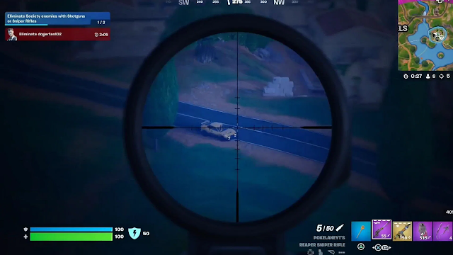 A Skilled Fortnite Player Expertly Takes Down a Bounty Target, Earning Applause for Impressive Marksmanship