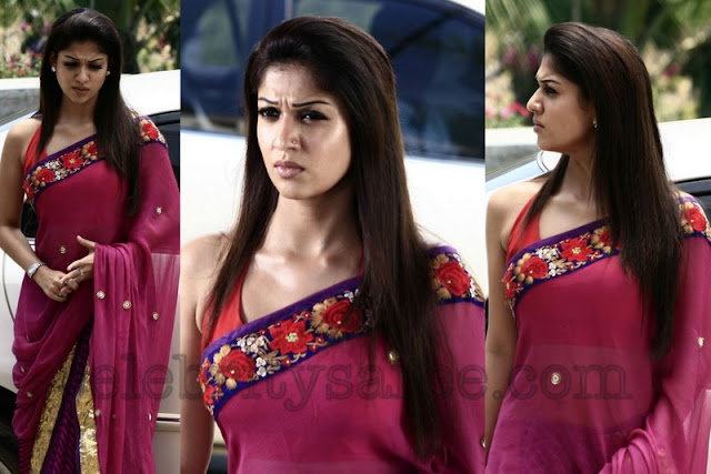 Nayantara with Black Sarees