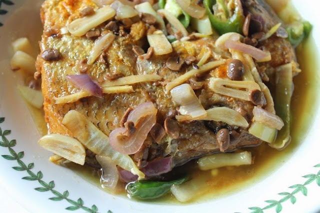 Ikan Jenahak Masak Tauchu - Azie Kitchen