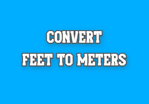 The length in meters equals the feet multiplied by 0.3048 and you can convert feet to meters by Ar3school online by this simple online tool.
