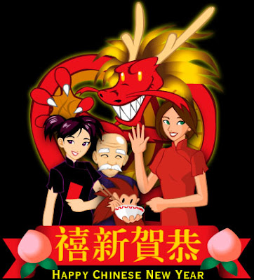 Happy Chinese New Year Wish Card