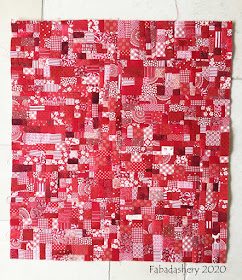 New fabric made from the red scraps