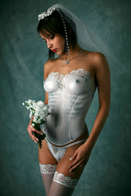 Bridal Corset Body Painting