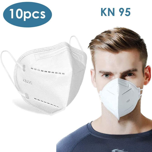 1000 PCS KN95 Mouth Mas ks 4-Layer PM2.5 N95 Respirator Face Ma sks