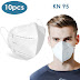 1000 PCS KN95 Mouth Mas ks 4-Layer PM2.5 N95 Respirator Face Ma sks Medical Reusable Mouth Ma sk for Men Women