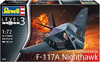 Revell 1/72 Lockheed Martin F-117A Nighthawk (03899) Color Guide & Paint Conversion Chart