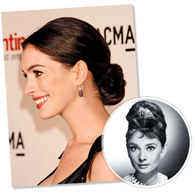 anne hathaway hair updos