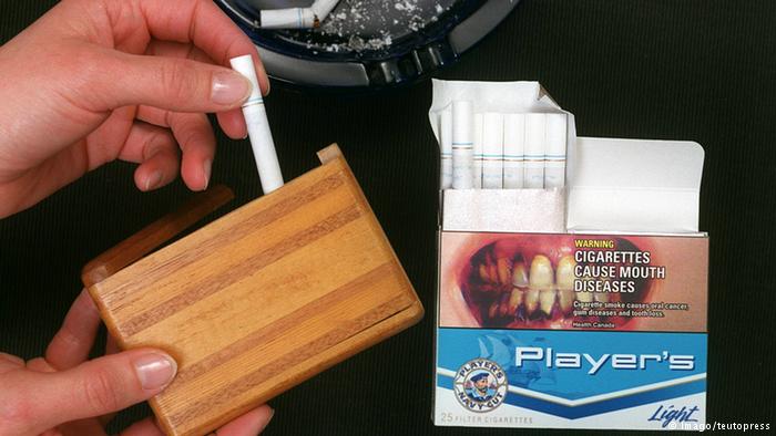  Foto  Dampak Penyakit pada Kemasan Rokok  di  Berbagai Negara 