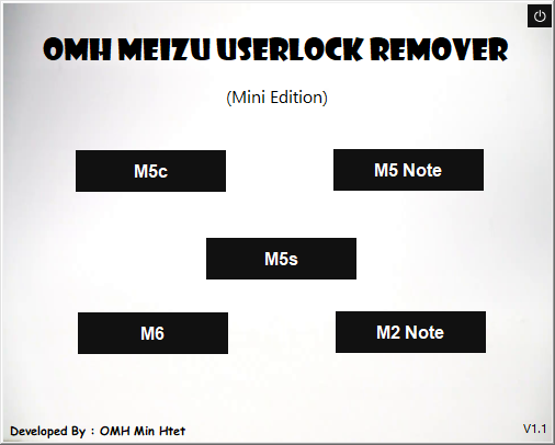 OMH Meizu Userlock Remover Mini Edition 100% Working Free Download