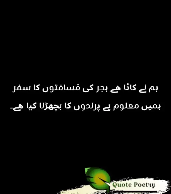 Sad Poetry in Urdu 2 Lines