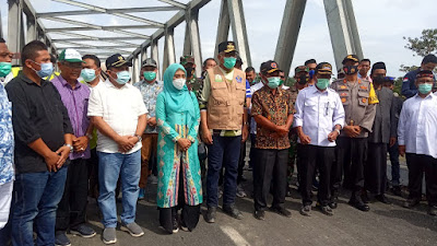 Jembatan penghubung  Krueng teukuh rampung, ini kata akmal Ibrahim