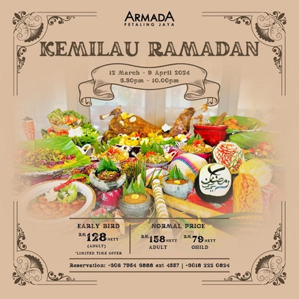 Buffet Ramadhan 2024: Hotel Armada PJ Bertemakan “Kemilau Ramadan”